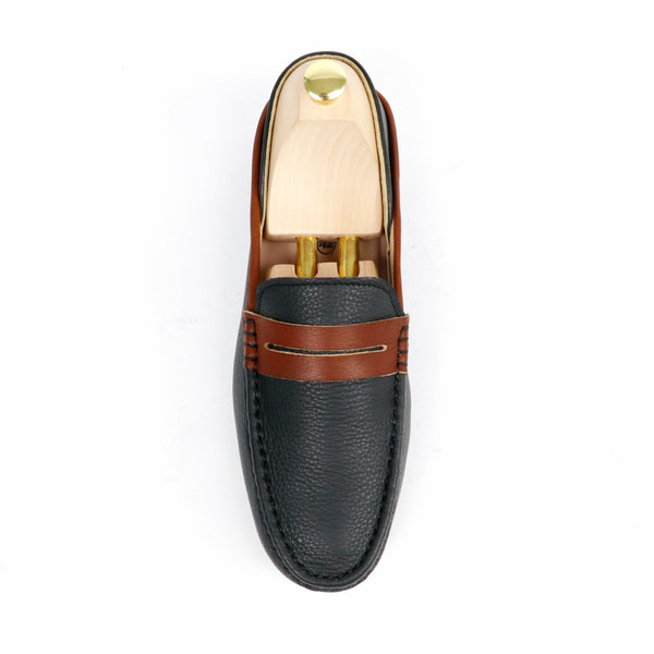 Libero Loafer Brown Strike Wrinkle Soft Black & Brown