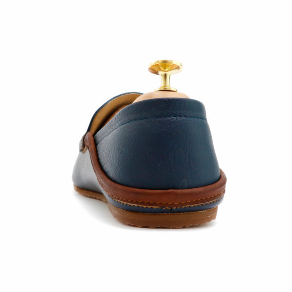 Libero Loafer Brown Strike Edition Wrinkle Soft Navy & Brown