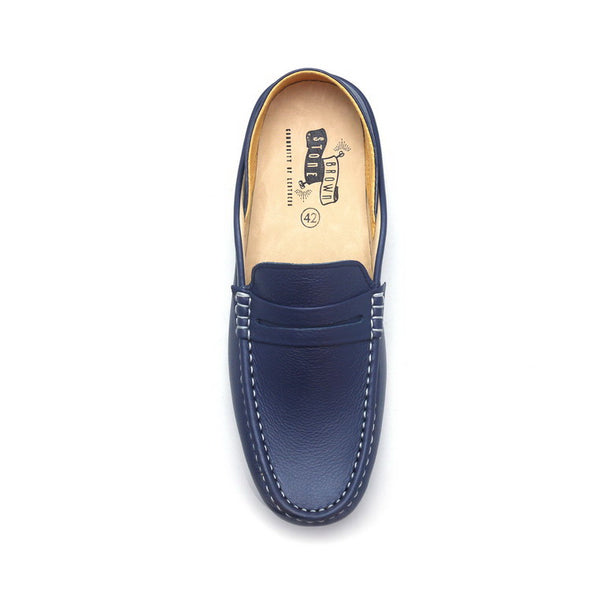 Libero Loafer Wrinkle Soft Navy - Assembly Artisans Co.,Ltd.