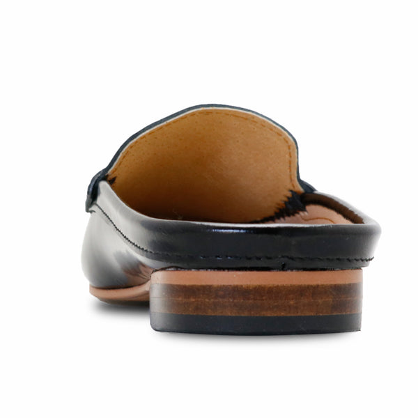 Mazio Mule European Brush Off Clear Matte Black - Assembly Artisans Co.,Ltd.