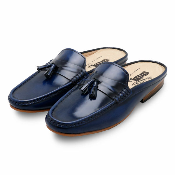 Mazio Mule European Brush Off Bezel Blue - Assembly Artisans Co.,Ltd.