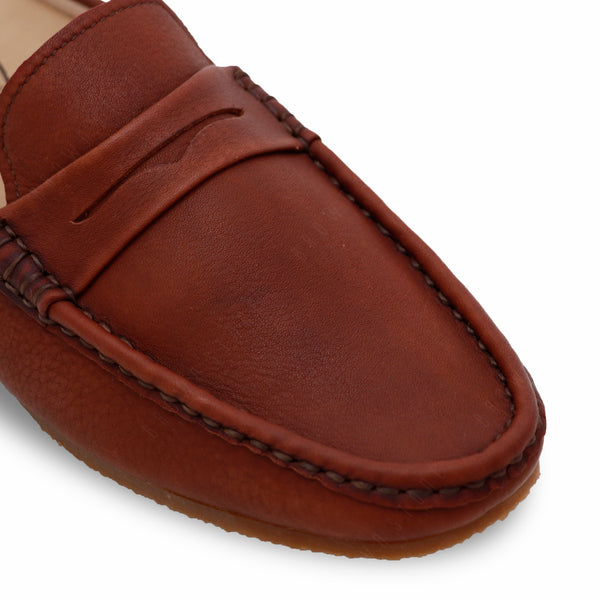 Mochi Mule Wrinkle Soft Brown - Assembly Artisans Co.,Ltd.