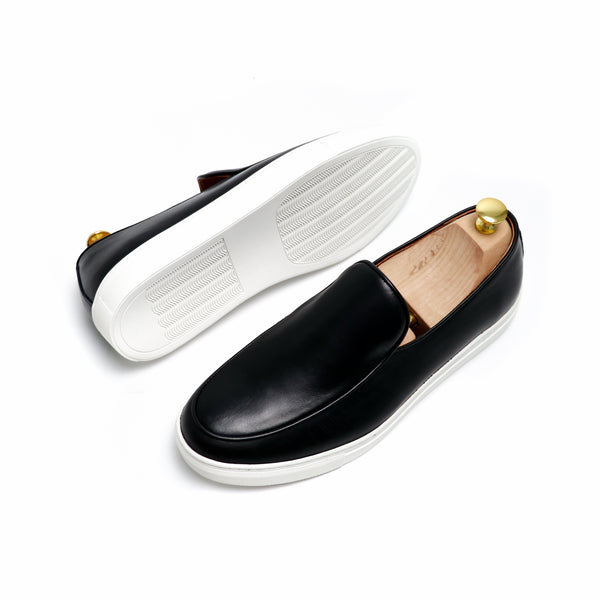 Bruges Belgian Slip On Onyx Black - Assembly Artisans Co.,Ltd.