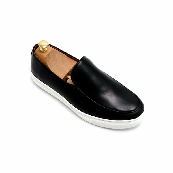 Bruges Belgian Slip On Onyx Black - Assembly Artisans Co.,Ltd.