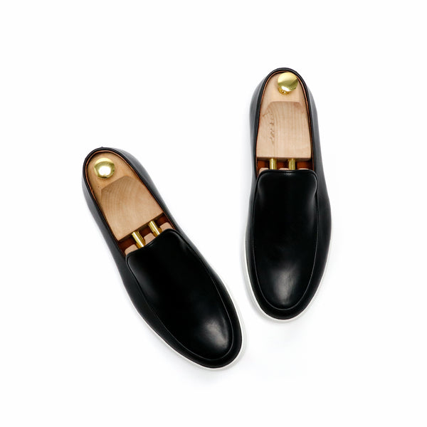 Bruges Belgian Slip On Onyx Black - Assembly Artisans Co.,Ltd.