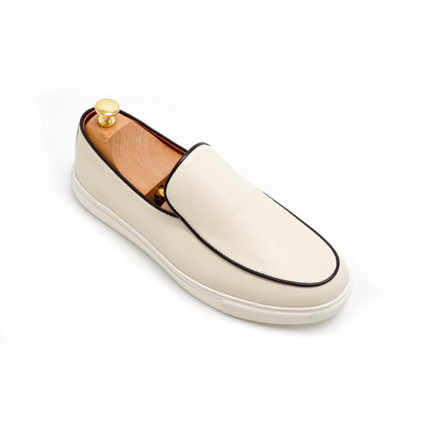 Bruges Belgian Slip On Off White - Assembly Artisans Co.,Ltd.