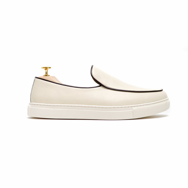 Bruges Belgian Slip On Off White - Assembly Artisans Co.,Ltd.
