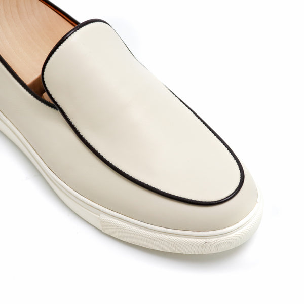 Bruges Belgian Slip On Off White - Assembly Artisans Co.,Ltd.