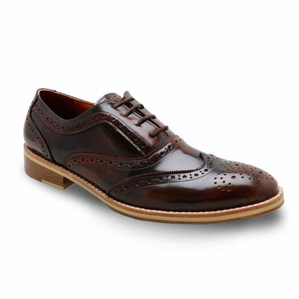 MR.FERGUSON FULL BROGUE European Brush Off Burgundy - Assembly Artisans Co.,Ltd.