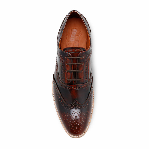 MR.FERGUSON FULL BROGUE European Brush Off Burgundy - Assembly Artisans Co.,Ltd.