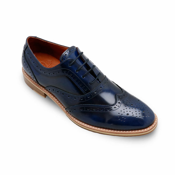 MR.FERGUSON FULL BROGUE European Brush Off Bezel Blue - Assembly Artisans Co.,Ltd.