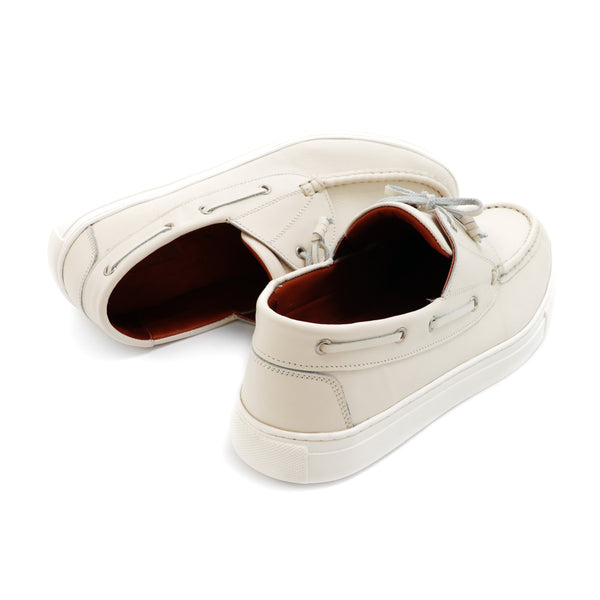 New York Boat Shoe Off White - Assembly Artisans Co.,Ltd.