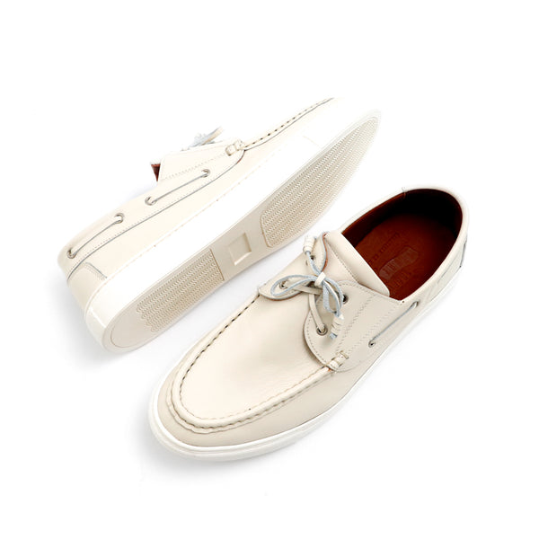 New York Boat Shoe Off White - Assembly Artisans Co.,Ltd.