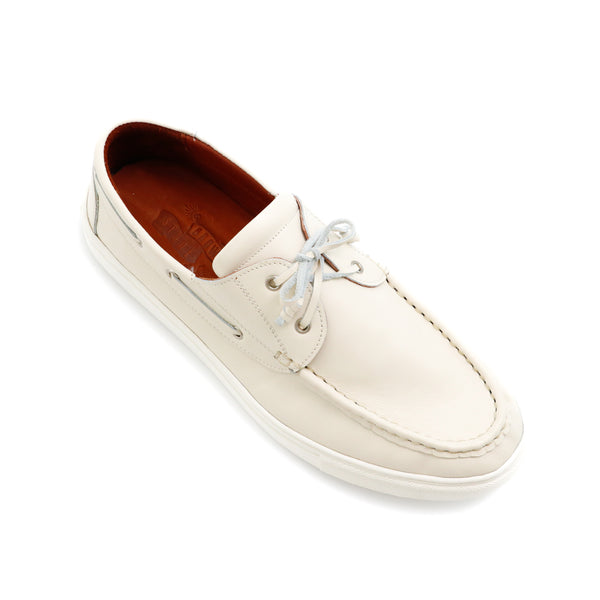 New York Boat Shoe Off White - Assembly Artisans Co.,Ltd.