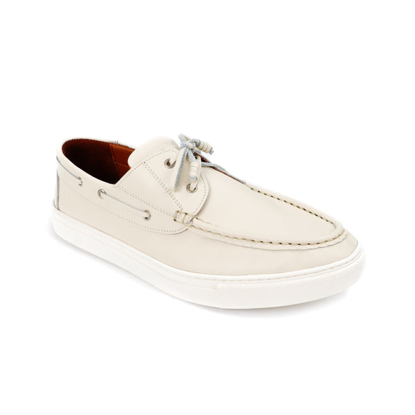 New York Boat Shoe Off White - Assembly Artisans Co.,Ltd.