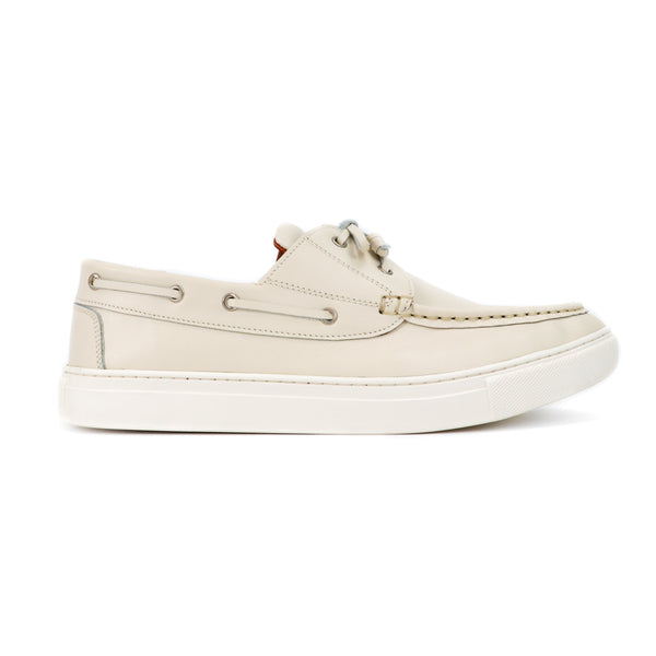 New York Boat Shoe Off White - Assembly Artisans Co.,Ltd.