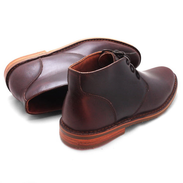 The Carpentry Ankle Boot Oil Leather Brandy Brown - Assembly Artisans Co.,Ltd.