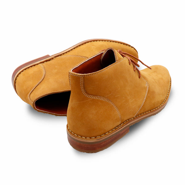 The Carpentry Ankle Boot Nubuck Tan Premium - Assembly Artisans Co.,Ltd.