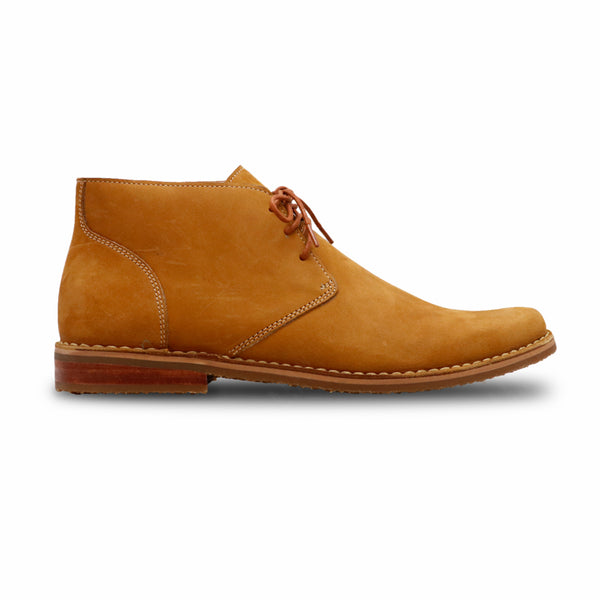 The Carpentry Ankle Boot Nubuck Tan Premium - Assembly Artisans Co.,Ltd.