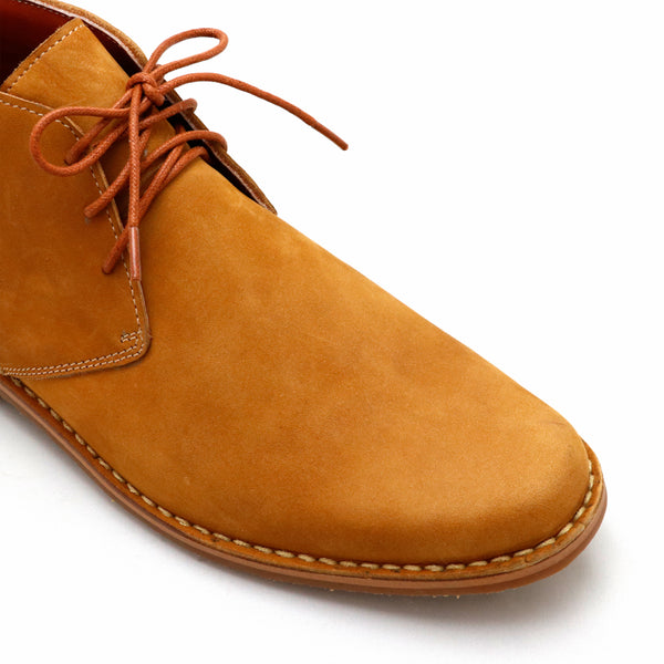 The Carpentry Ankle Boot Nubuck Tan Premium - Assembly Artisans Co.,Ltd.