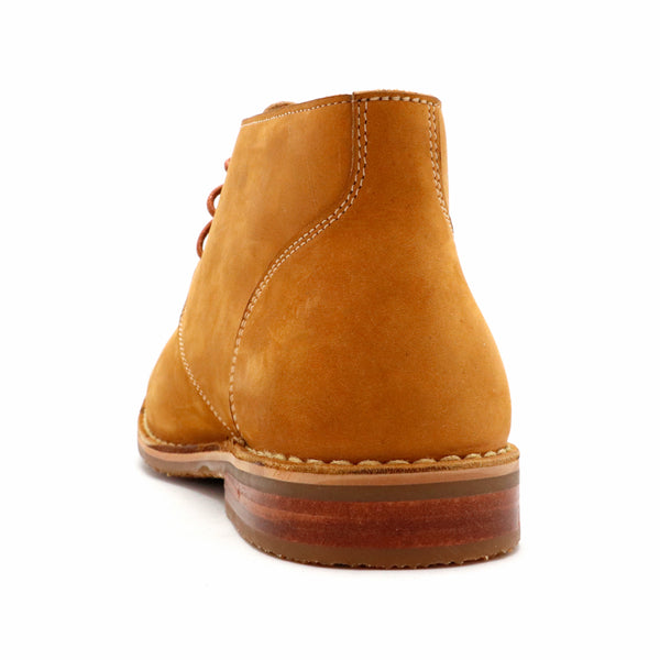 The Carpentry Ankle Boot Nubuck Tan Premium - Assembly Artisans Co.,Ltd.