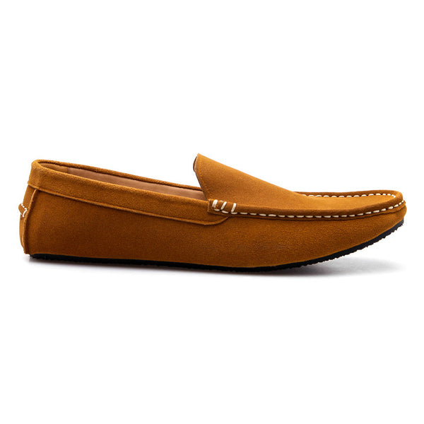 Casualist Leather Loafer Suede Tan - Assembly Artisans Co.,Ltd.