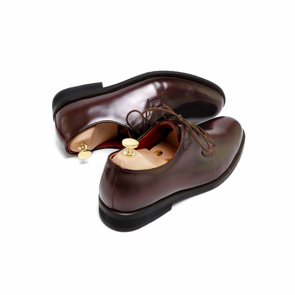 THE RULER PLAIN TOE BLUCHER MATTE BROWN - Assembly Artisans Co.,Ltd.