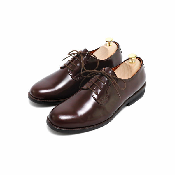 THE RULER PLAIN TOE BLUCHER MATTE BROWN - Assembly Artisans Co.,Ltd.
