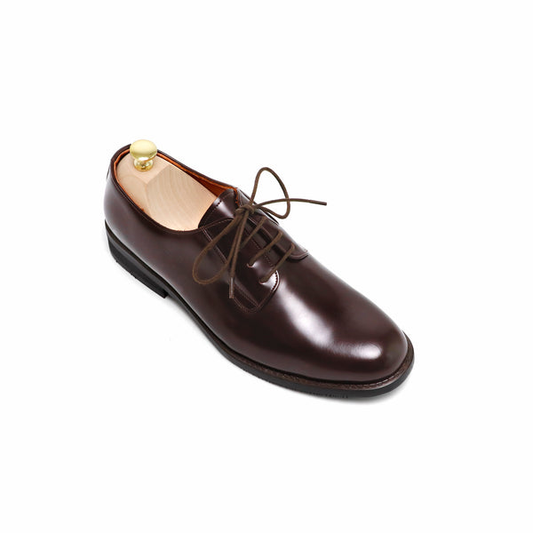 THE RULER PLAIN TOE BLUCHER MATTE BROWN - Assembly Artisans Co.,Ltd.