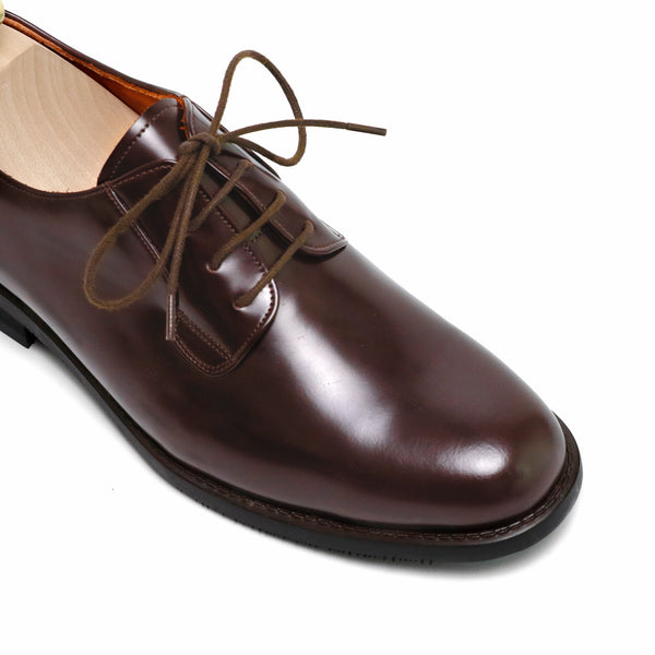 THE RULER PLAIN TOE BLUCHER MATTE BROWN - Assembly Artisans Co.,Ltd.