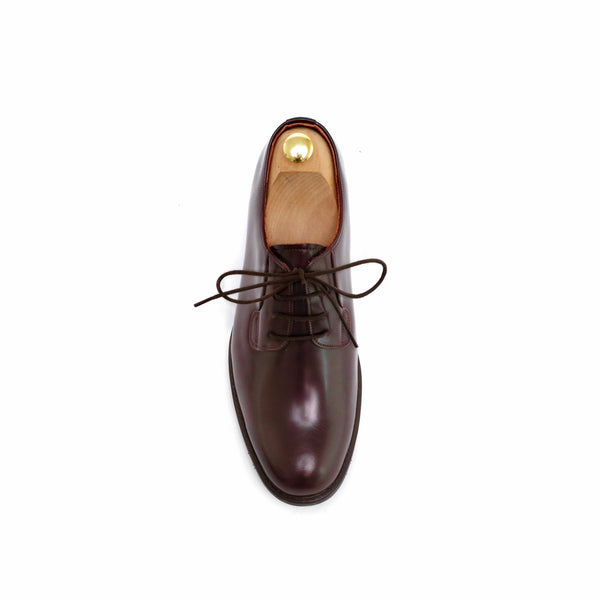 THE RULER PLAIN TOE BLUCHER MATTE BROWN - Assembly Artisans Co.,Ltd.