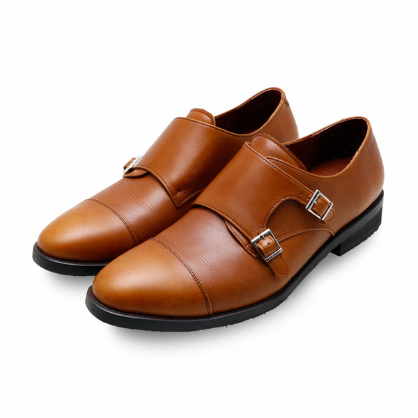 RULER MONK STRAP OIL TOFFEE TAN - Assembly Artisans Co.,Ltd.