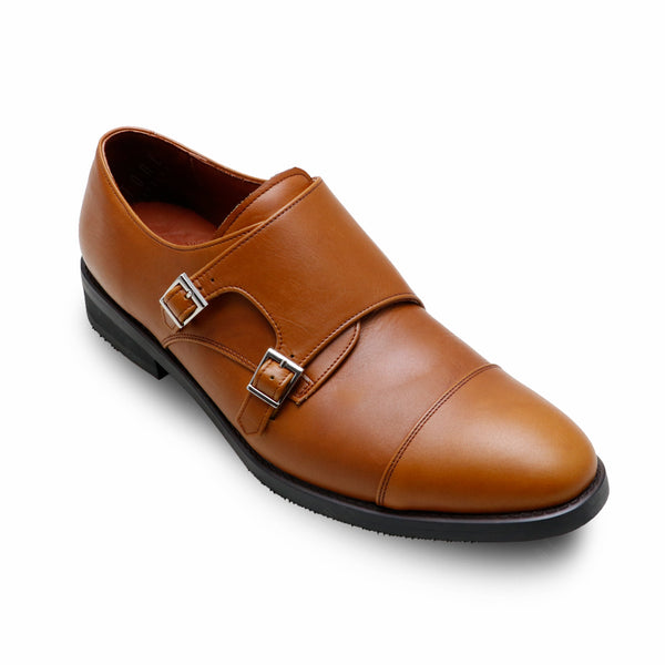 RULER MONK STRAP OIL TOFFEE TAN - Assembly Artisans Co.,Ltd.