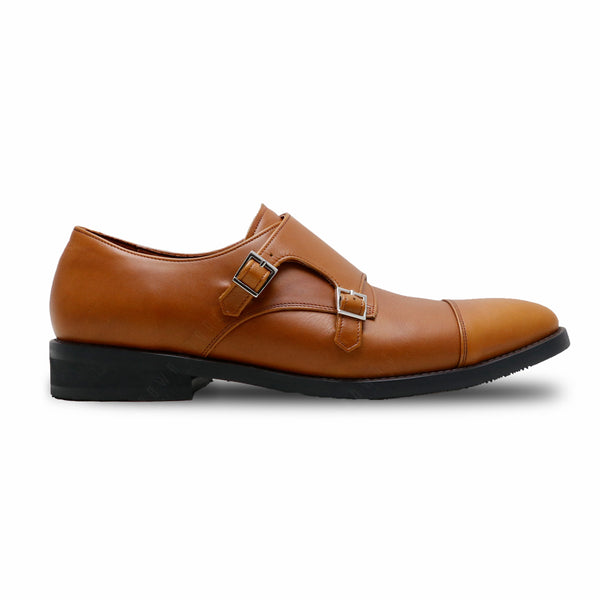 RULER MONK STRAP OIL TOFFEE TAN - Assembly Artisans Co.,Ltd.