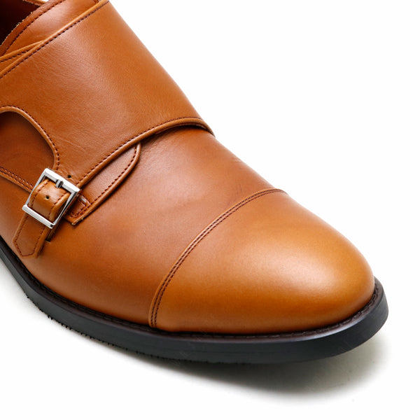 RULER MONK STRAP OIL TOFFEE TAN - Assembly Artisans Co.,Ltd.
