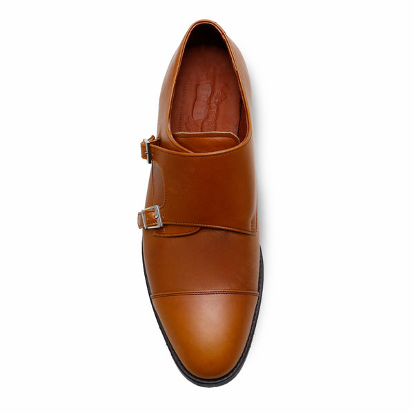 RULER MONK STRAP OIL TOFFEE TAN - Assembly Artisans Co.,Ltd.