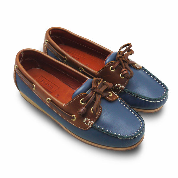 The Sailor's Boat Shoes - Navy and Beige - Assembly Artisans Co.,Ltd.