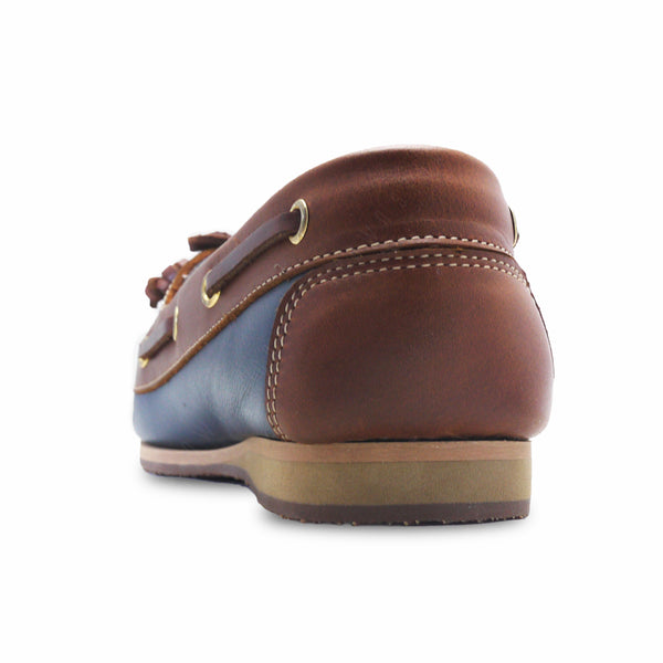 The Sailor's Boat Shoes - Navy and Beige - Assembly Artisans Co.,Ltd.