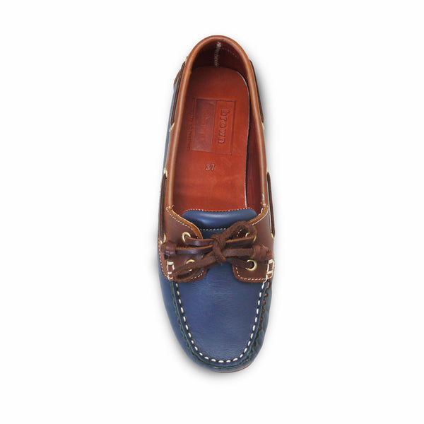 The Sailor's Boat Shoes - Navy and Beige - Assembly Artisans Co.,Ltd.