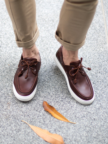 New York Boat Shoe Brandy Brown - Assembly Artisans Co.,Ltd.