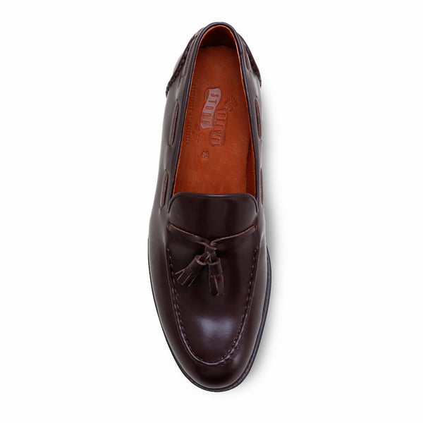 VELVET TASSEL LOAFERS MOC TOE MATTE BROWN - Assembly Artisans Co.,Ltd.