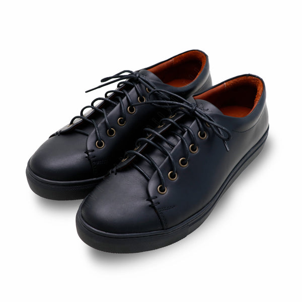 Tom’s Tender Leather Sneaker Onyx Black - Assembly Artisans Co.,Ltd.