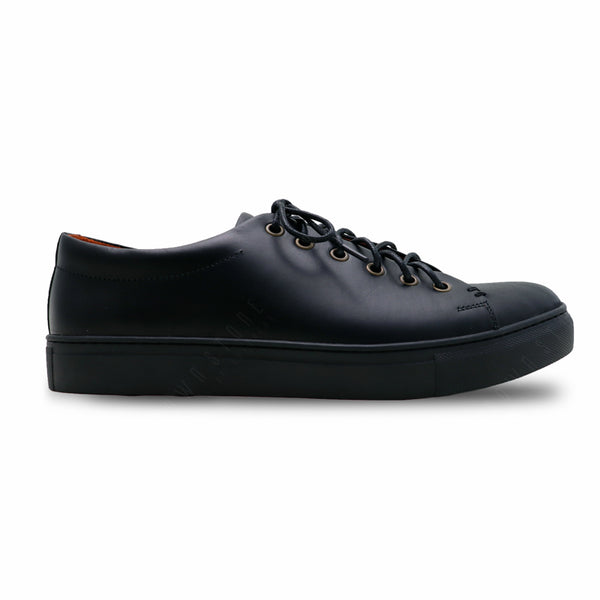 Tom’s Tender Leather Sneaker Onyx Black - Assembly Artisans Co.,Ltd.