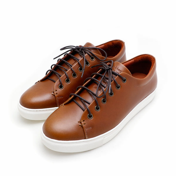 Tom’s Tender Leather Sneaker Toffee Tan - Assembly Artisans Co.,Ltd.