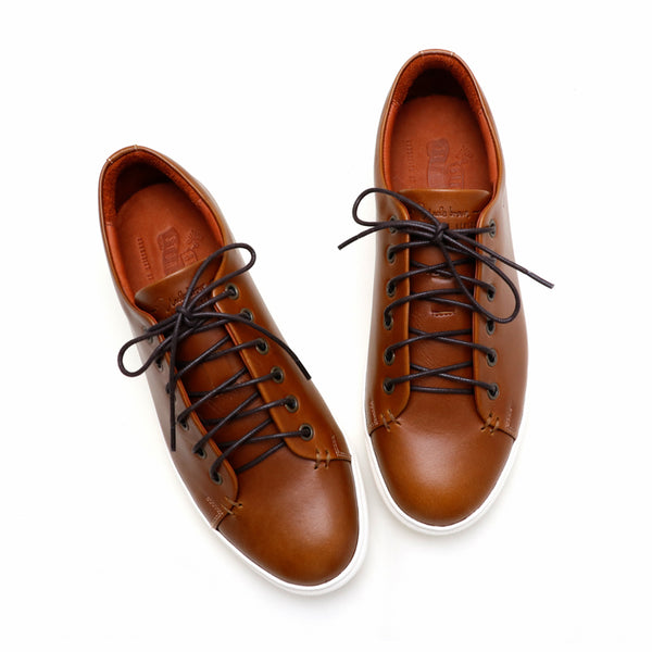 Tom’s Tender Leather Sneaker Toffee Tan - Assembly Artisans Co.,Ltd.