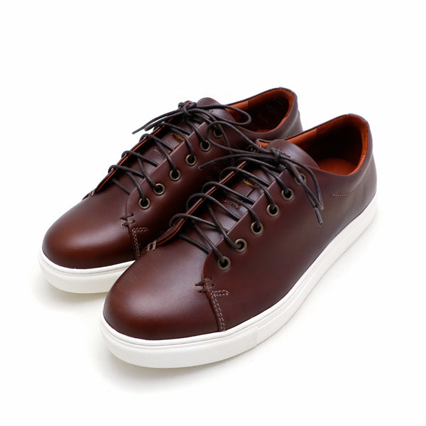 Tom’s Tender Leather Sneaker Brandy Brown - Assembly Artisans Co.,Ltd.