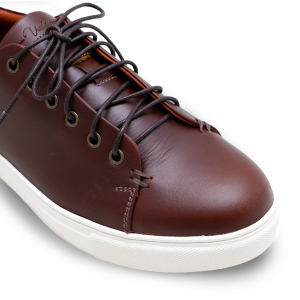 Tom’s Tender Leather Sneaker Brandy Brown - Assembly Artisans Co.,Ltd.
