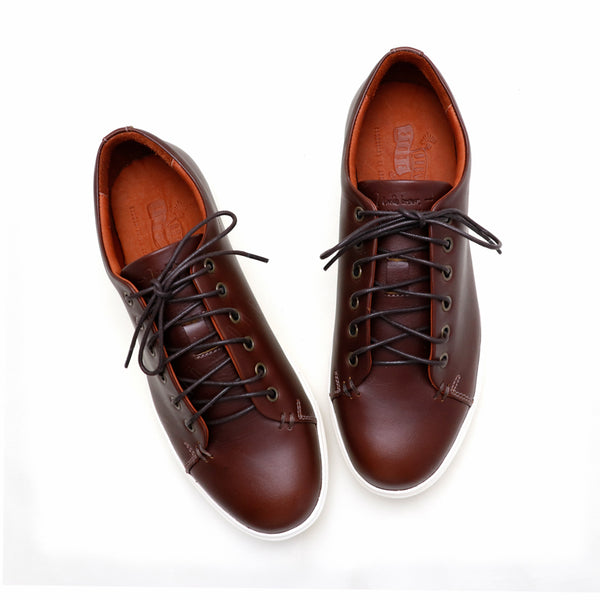 Tom’s Tender Leather Sneaker Brandy Brown - Assembly Artisans Co.,Ltd.
