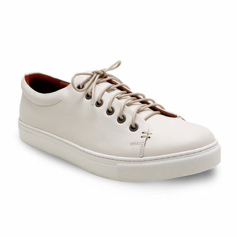 Tom’s Tender Leather Sneaker Off White - Assembly Artisans Co.,Ltd.