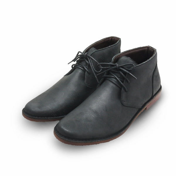 The Carpentry Ankle Boot Nubuck Black - Assembly Artisans Co.,Ltd.